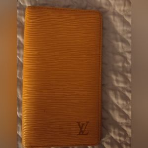 Louis Vuitton LV Long Wallet Mustard Yellow Date Code CA0996